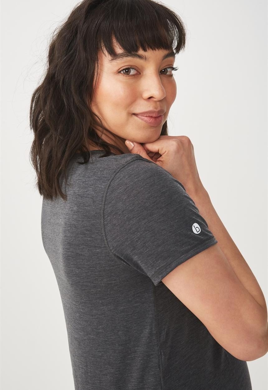 Cotton On - Maternity gym T-shirt - charcoal 