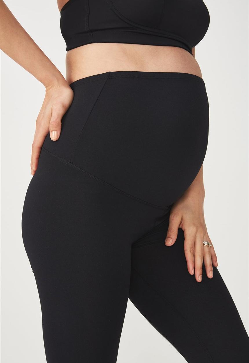 Cotton On - Maternity core 7/8 tights - black