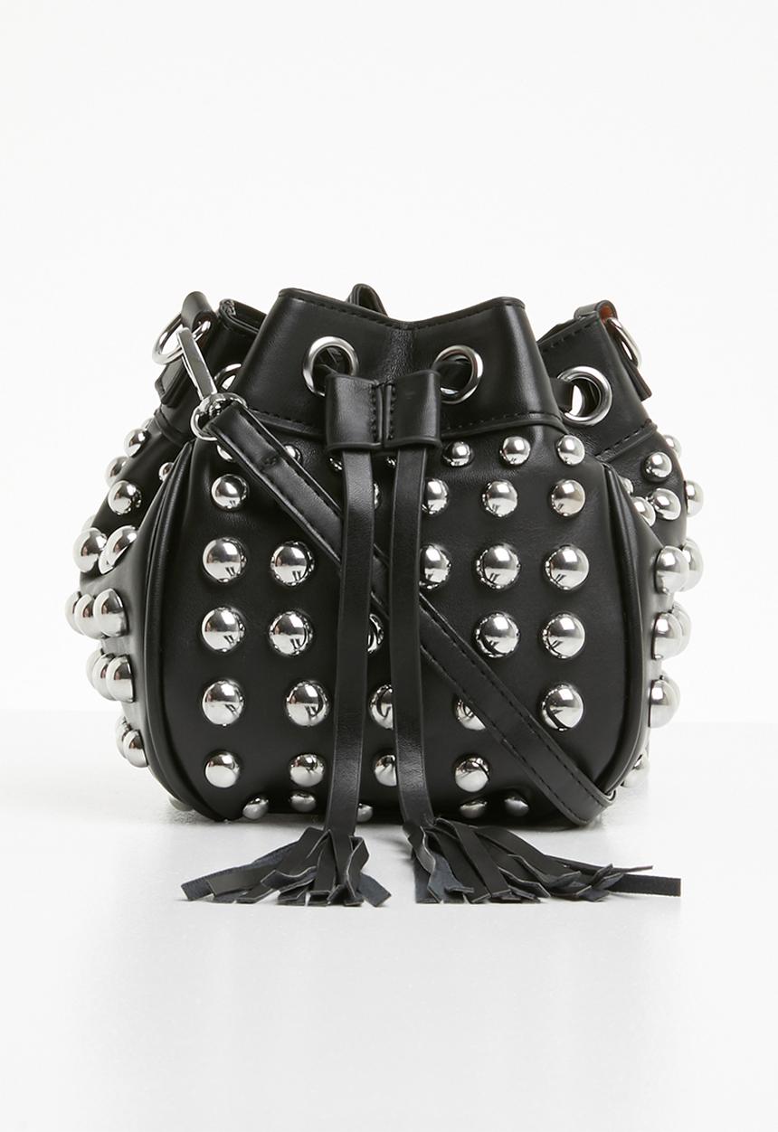 Superbalist - Studded bucket bag - black