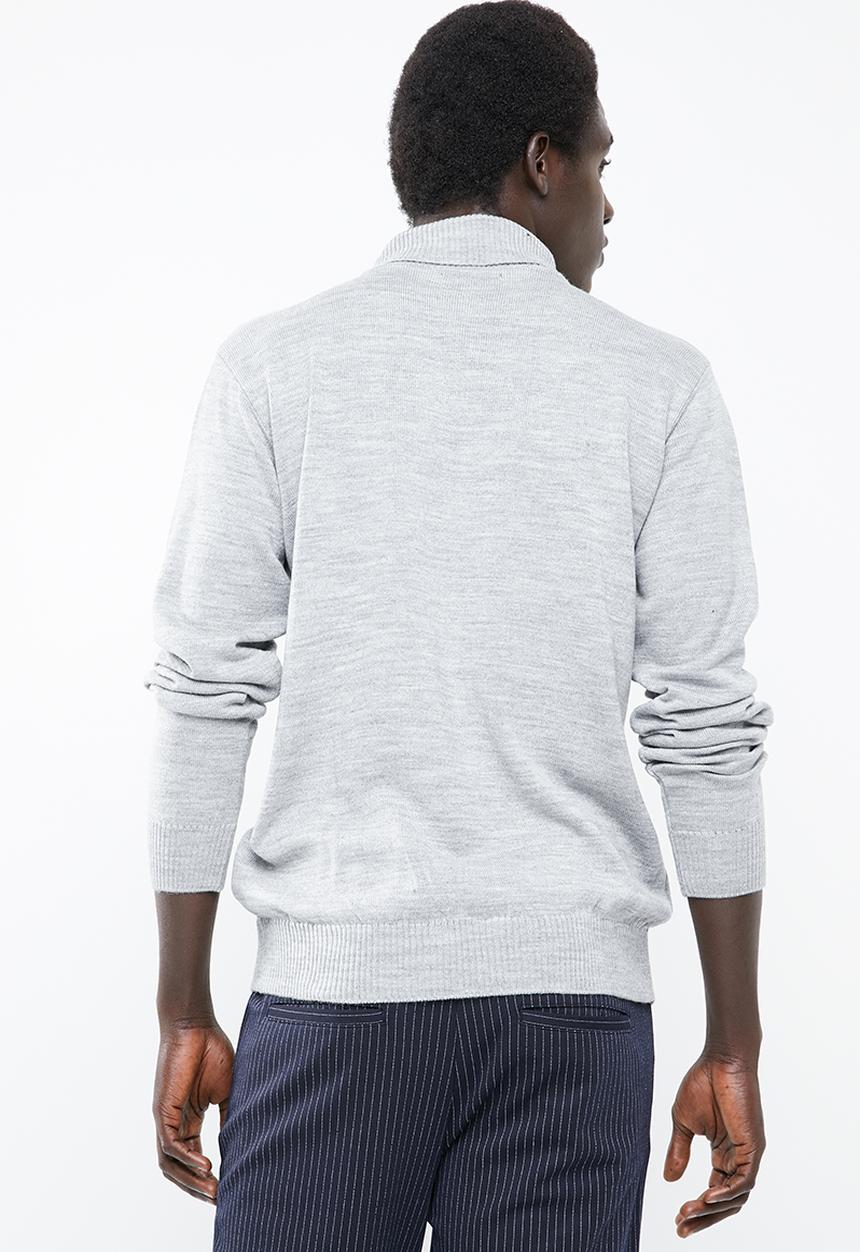 Superbalist - Basic roll neck  slim fit knit - grey