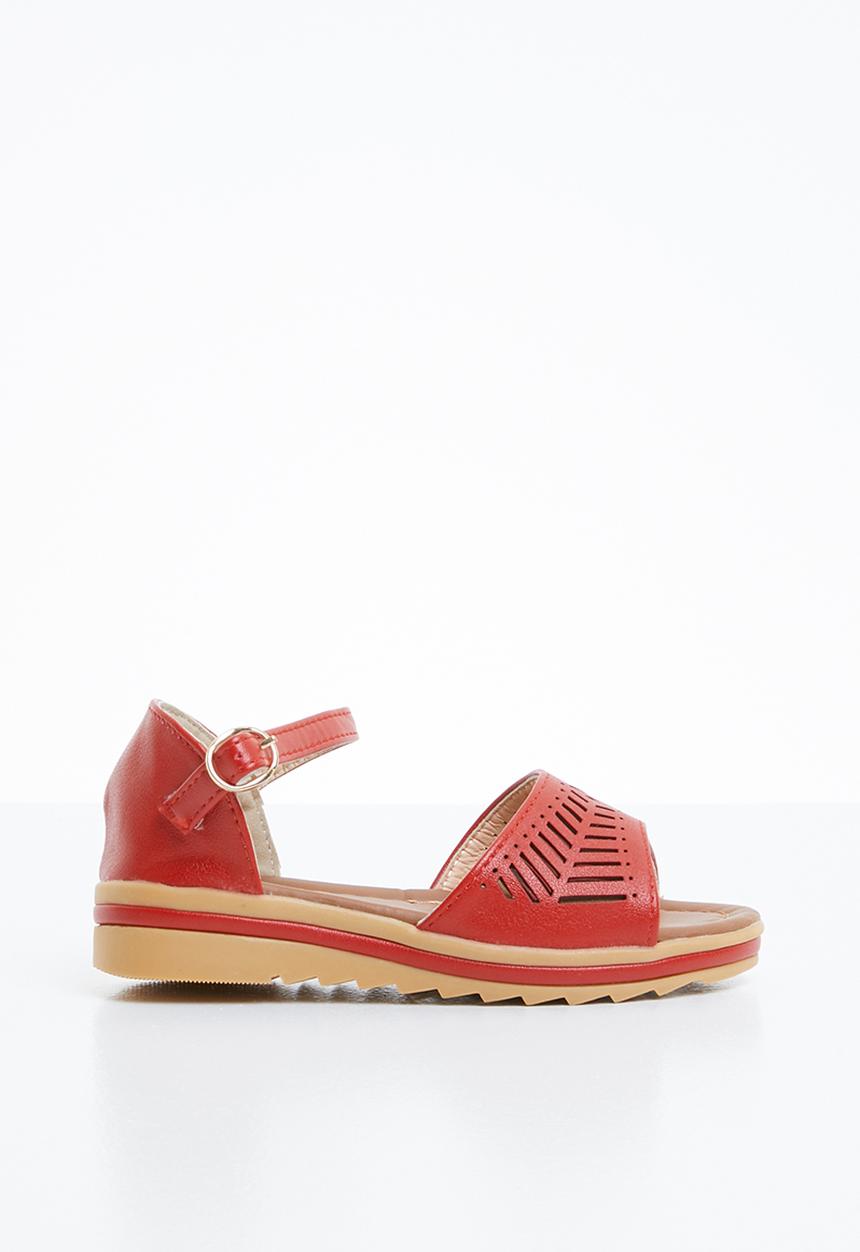 Naughty Kids - Amber summer strap sandal - red