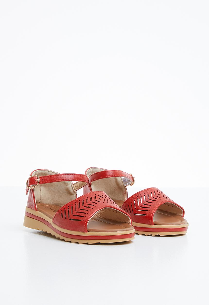 Naughty Kids - Amber summer strap sandal - red