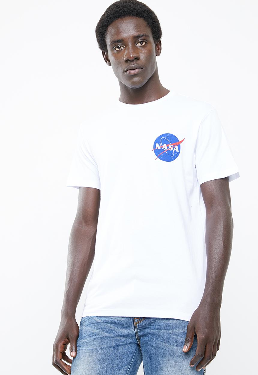 Jack & Jones - NASA short sleeve crew neck tee - white 