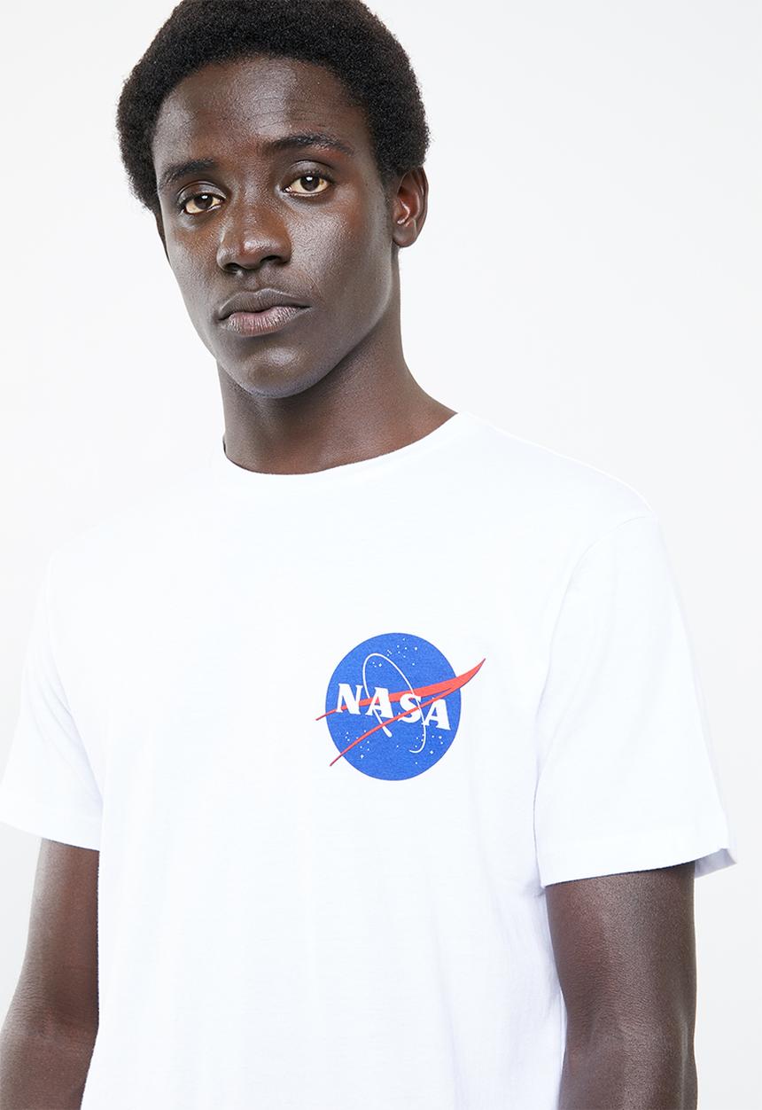 Jack & Jones - NASA short sleeve crew neck tee - white 