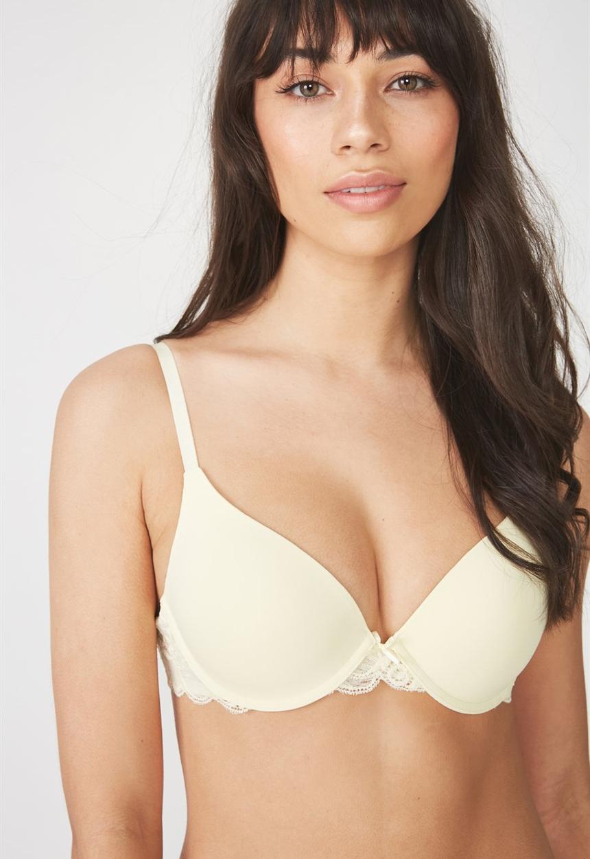 Cotton On - The body push up bra - yellow