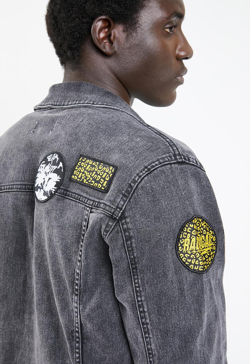Only & Sons - Coin badge jacket - black 