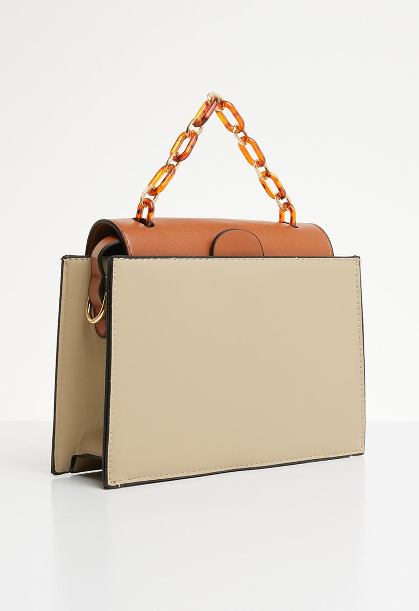 Superbalist - Luz square crossbody bag - tan