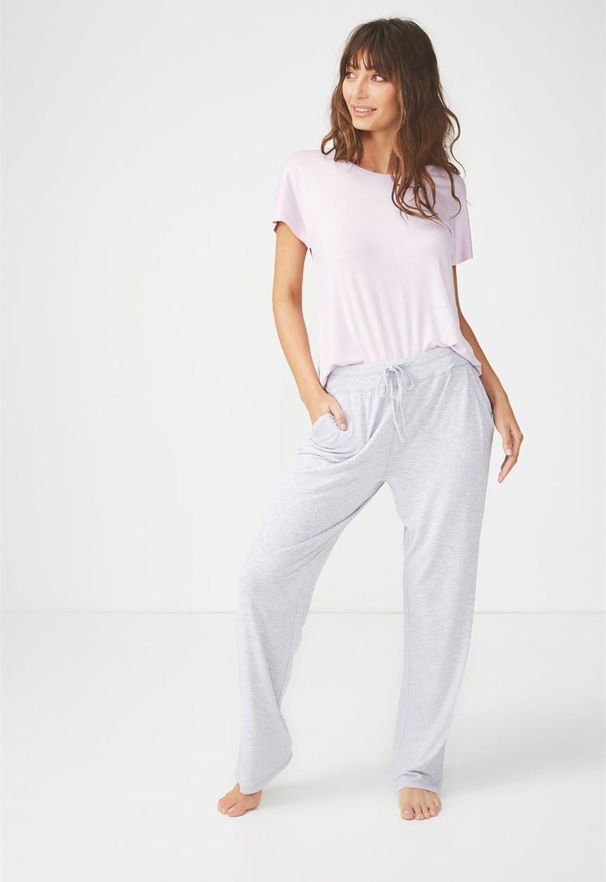 Cotton On - Sleep recovery relaxed pant - grey