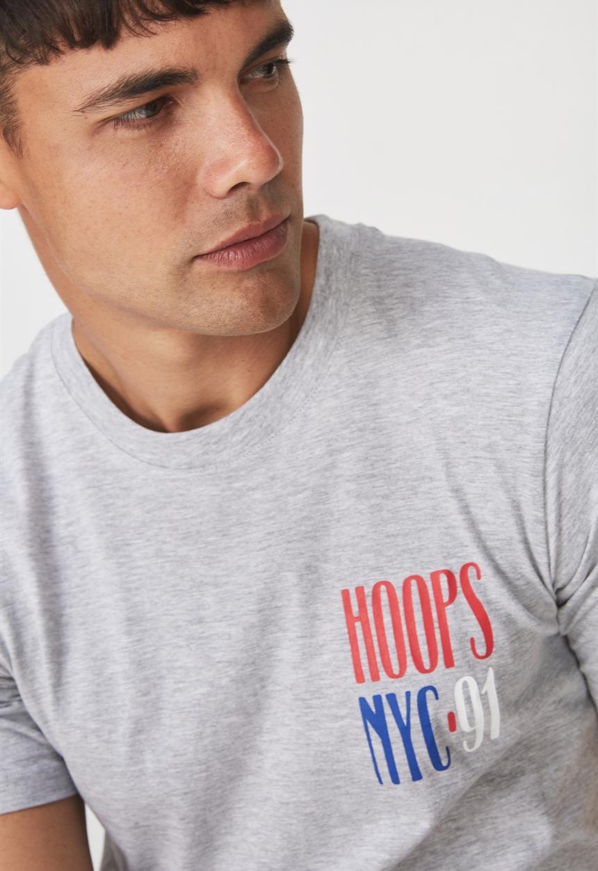 Cotton On - Borough 1991 Tbar tee - grey 