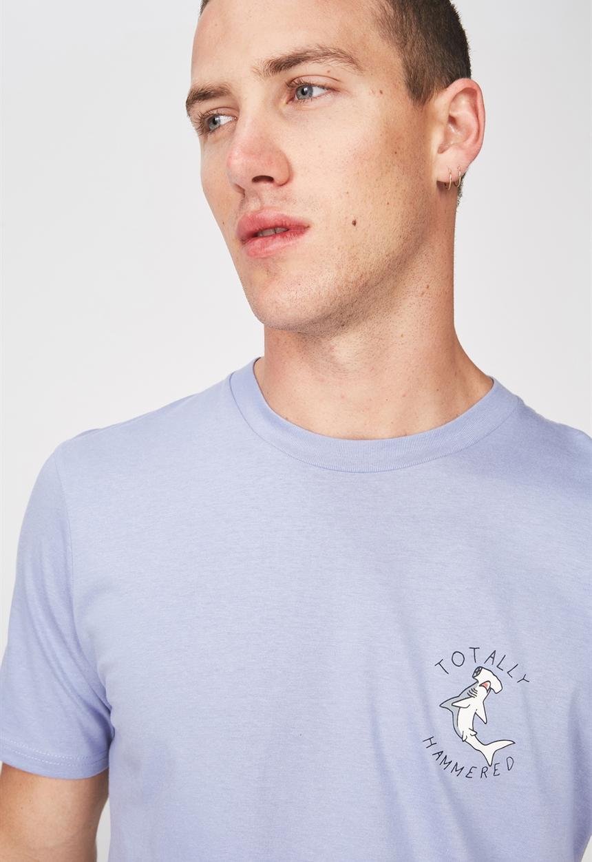 Cotton On - Totally hammered Tbar tee  - purple