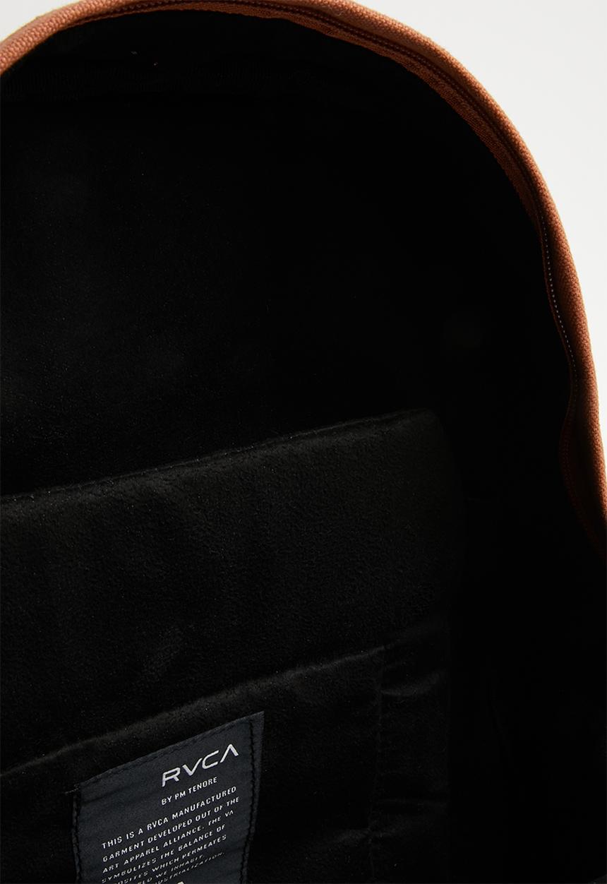 RVCA - schooled back pack - rust