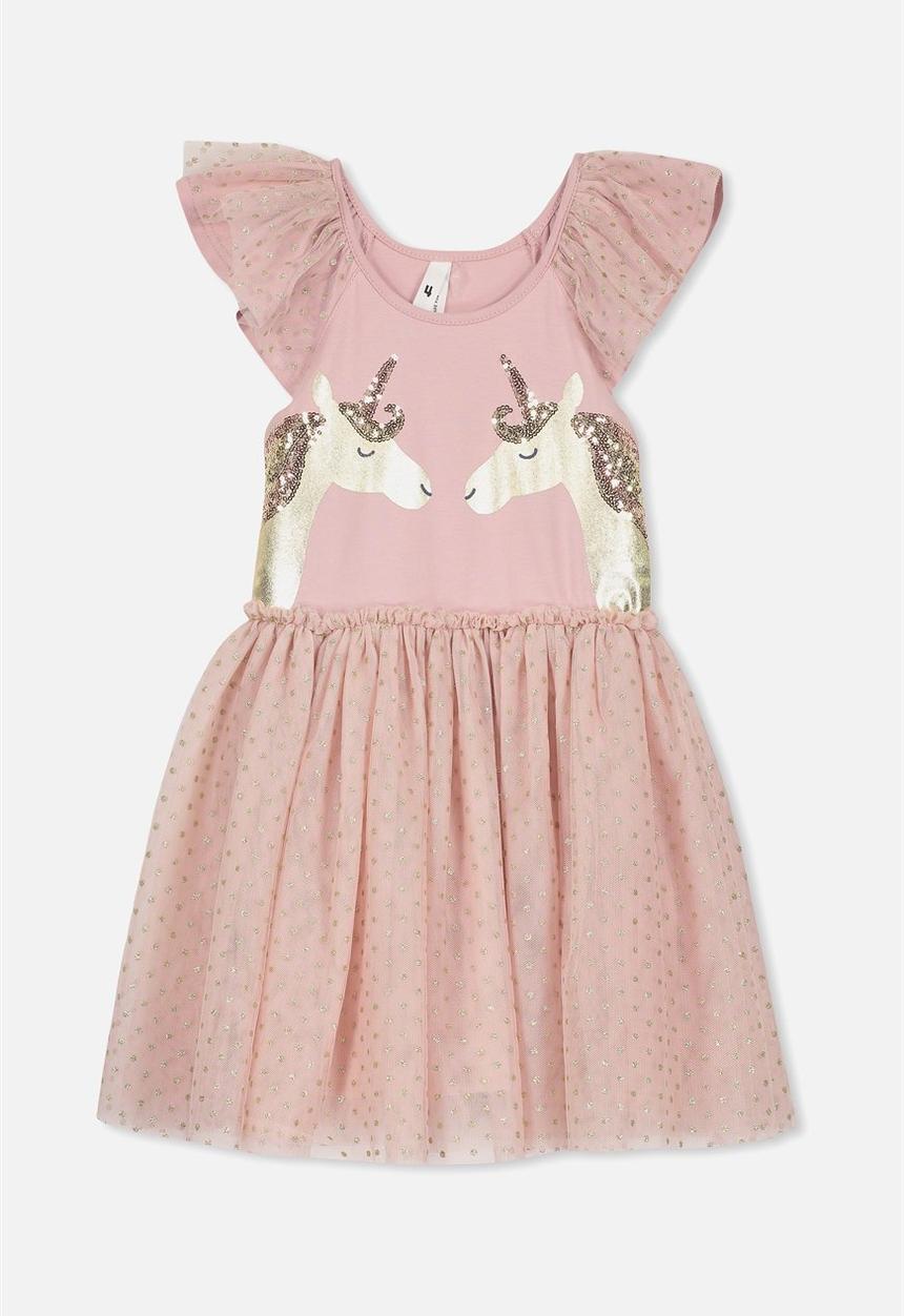 Cotton On - Iris tulle dress - pink