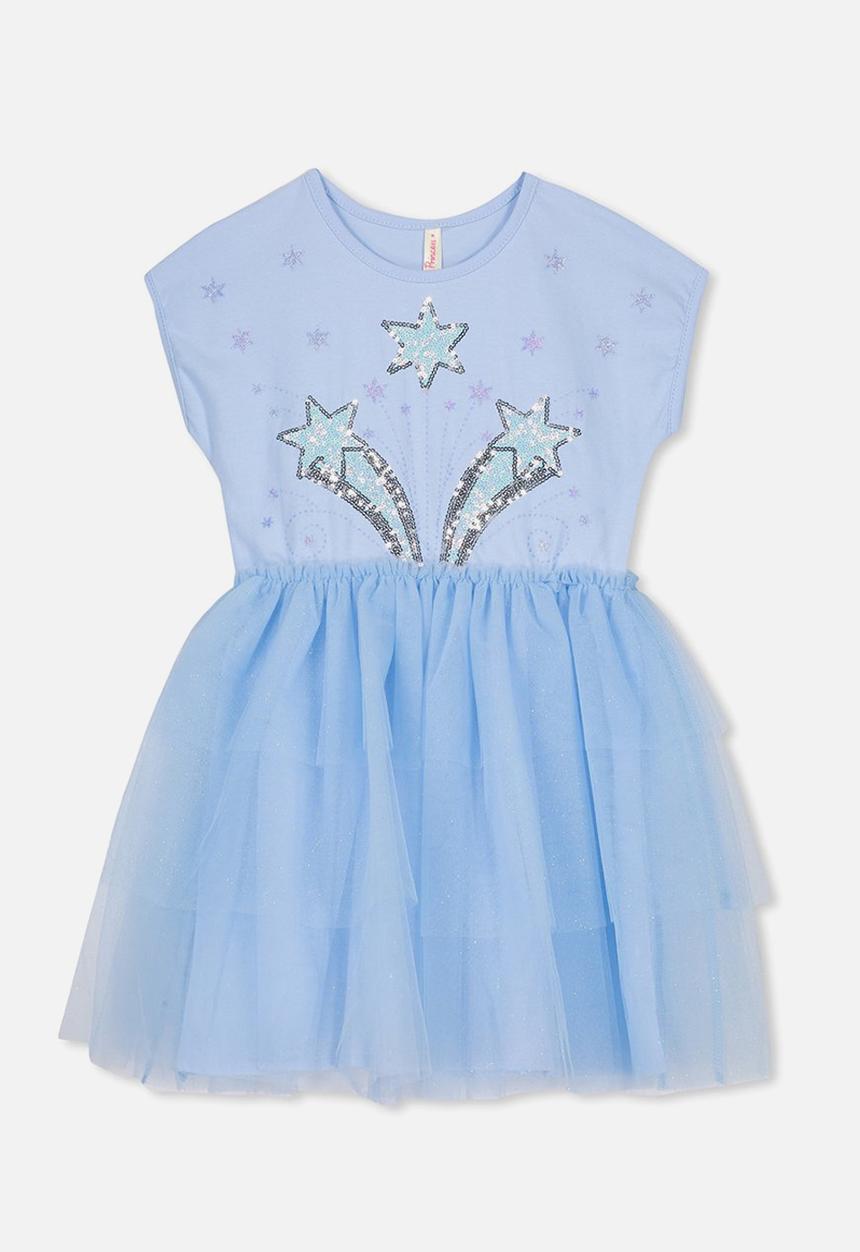 Cotton On - Iris tulle dress - blue