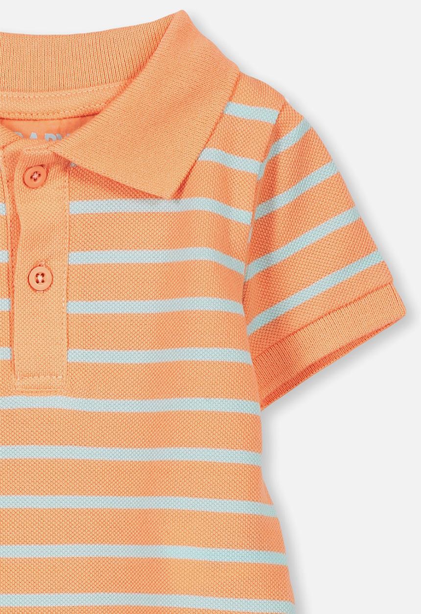 Cotton On - Hugo polo tee - orange
