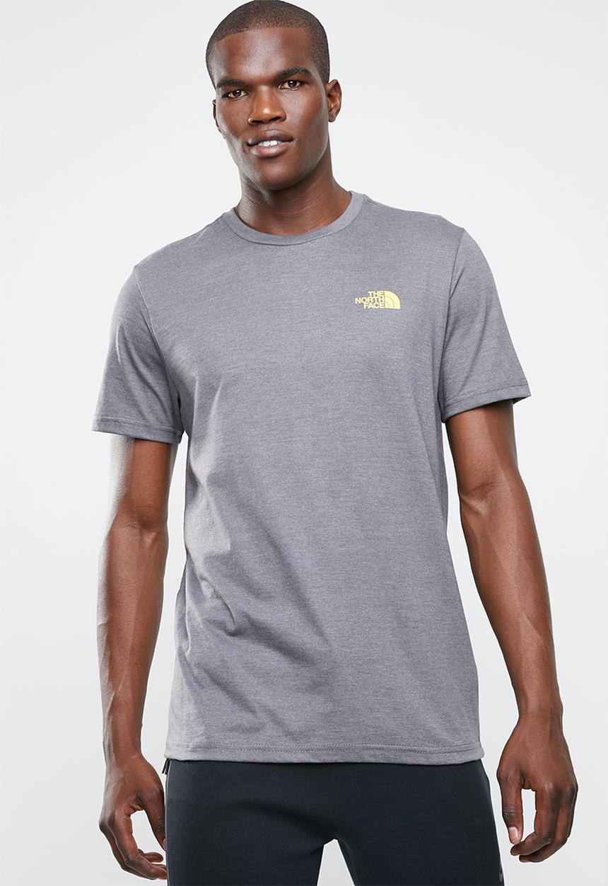 The North Face - Red box tee - grey