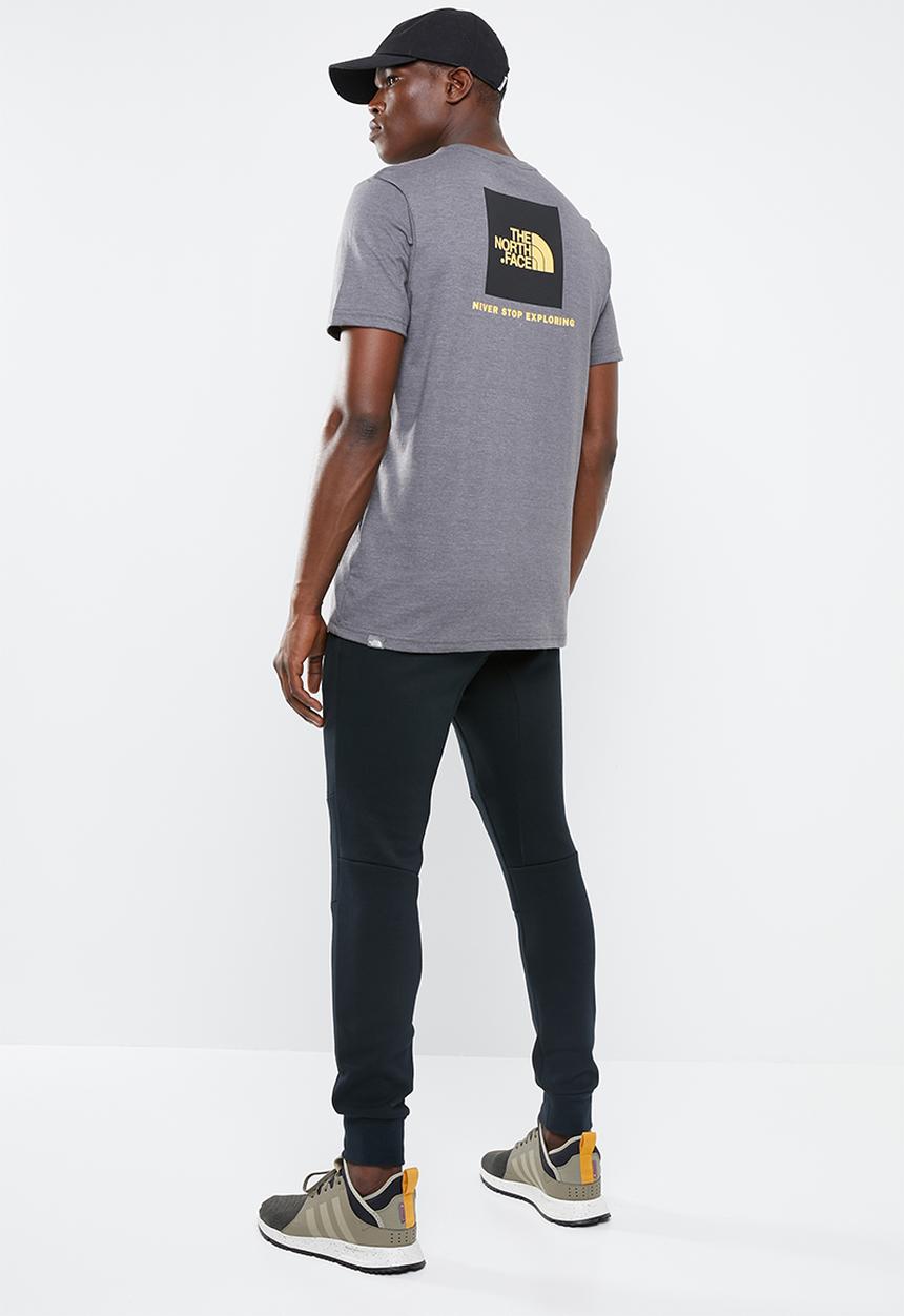 The North Face - Red box tee - grey