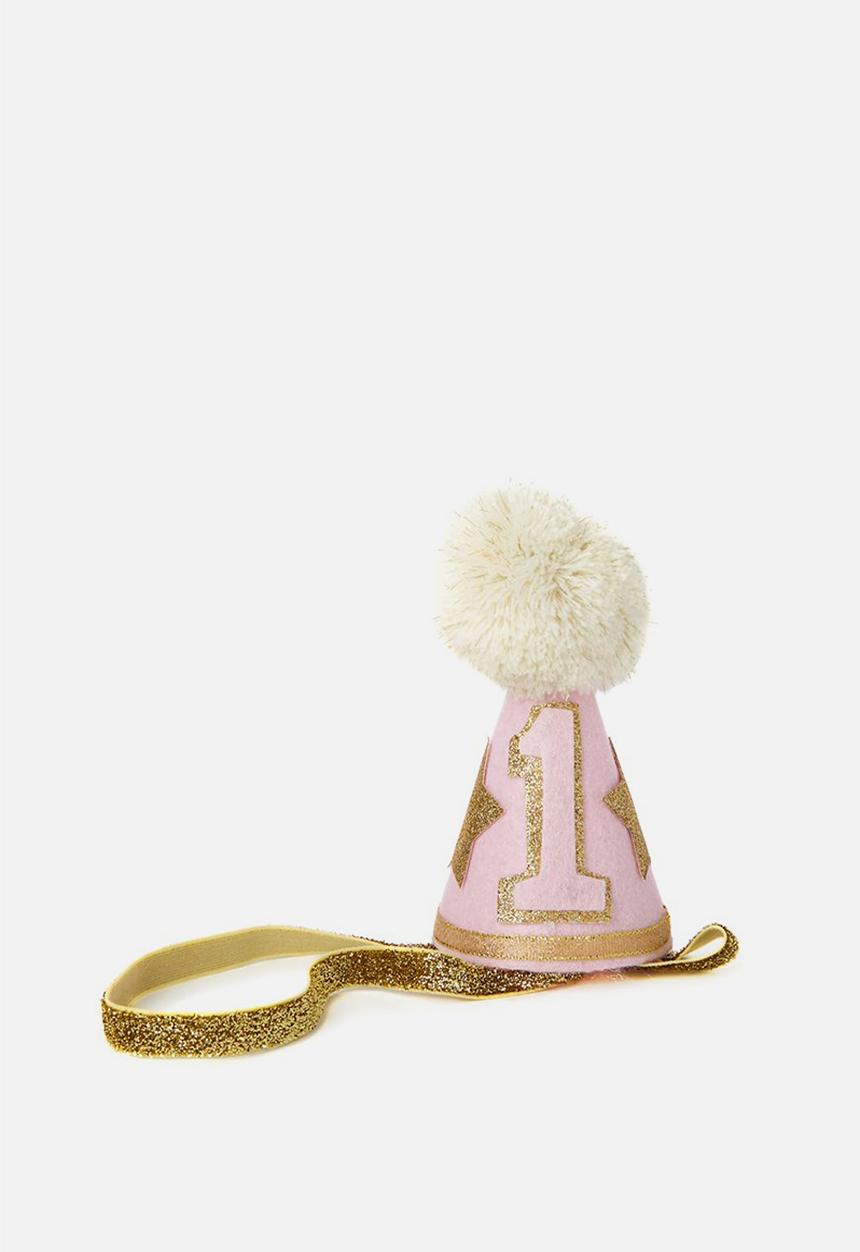 Cotton On - Baby novelty headband - pink & gold 