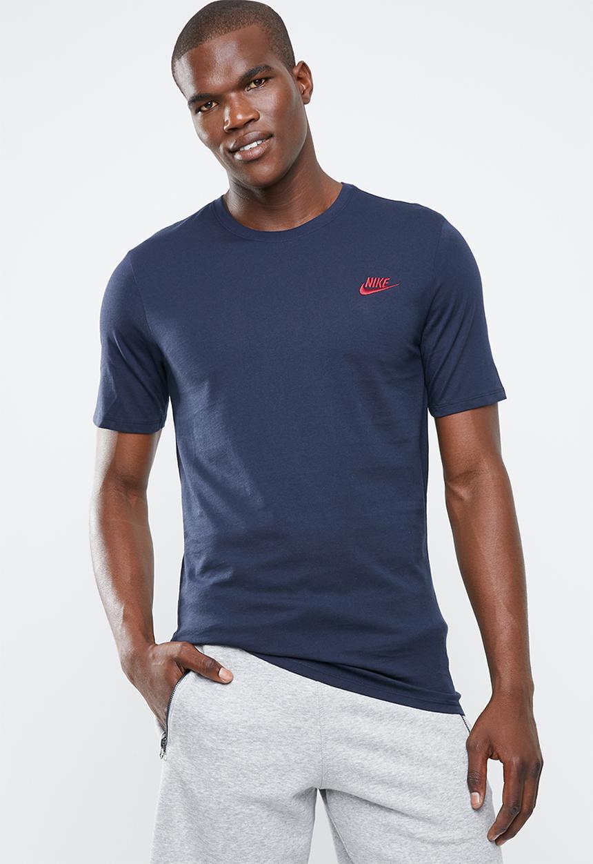 Nike - NSW tee club embroidered future - navy