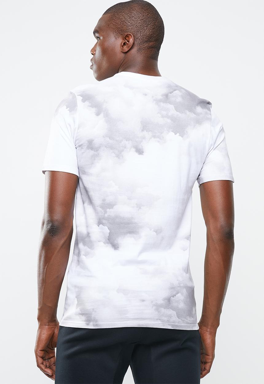 Nike - NSW air tee - grey & white