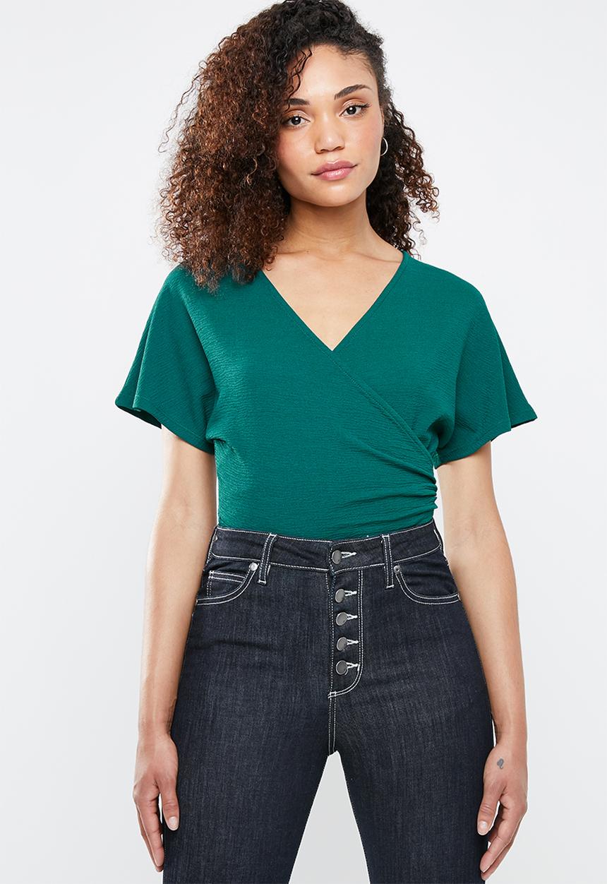 Superbalist - Knit twofer bodysuit - green