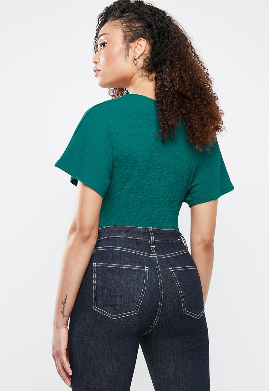 Superbalist - Knit twofer bodysuit - green
