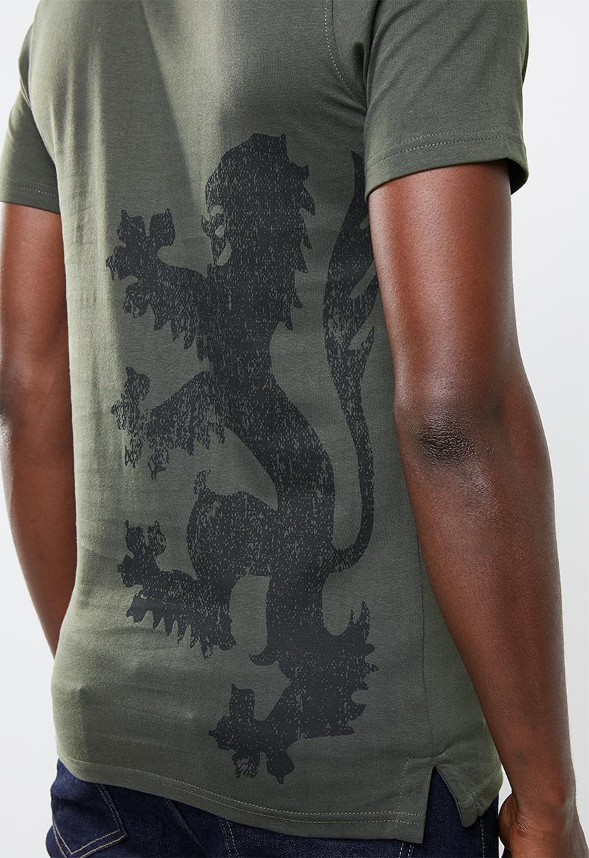 Pringle of Scotland - Leo round neck tee - green