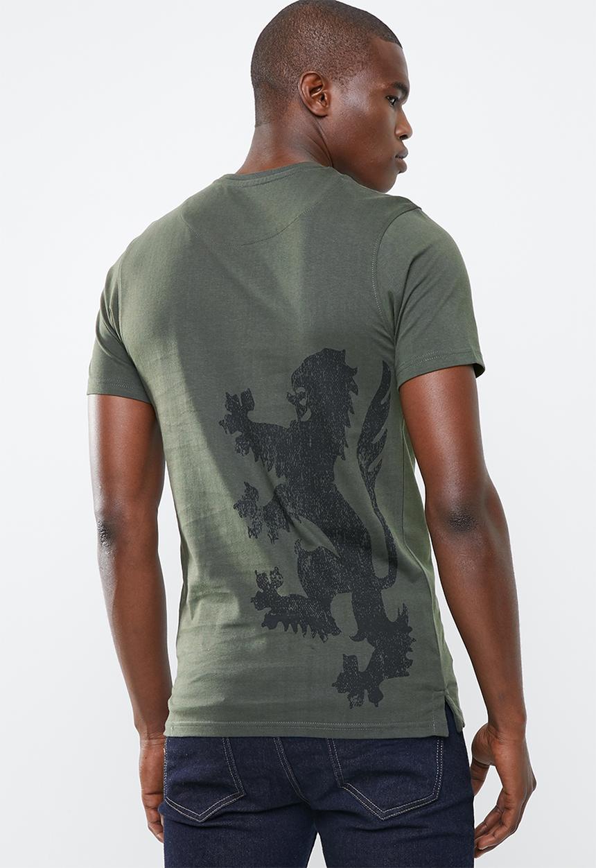 Pringle of Scotland - Leo round neck tee - green