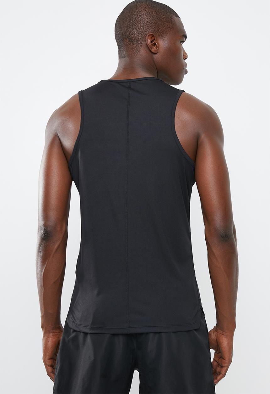 ASICS - Silver singlet - black 
