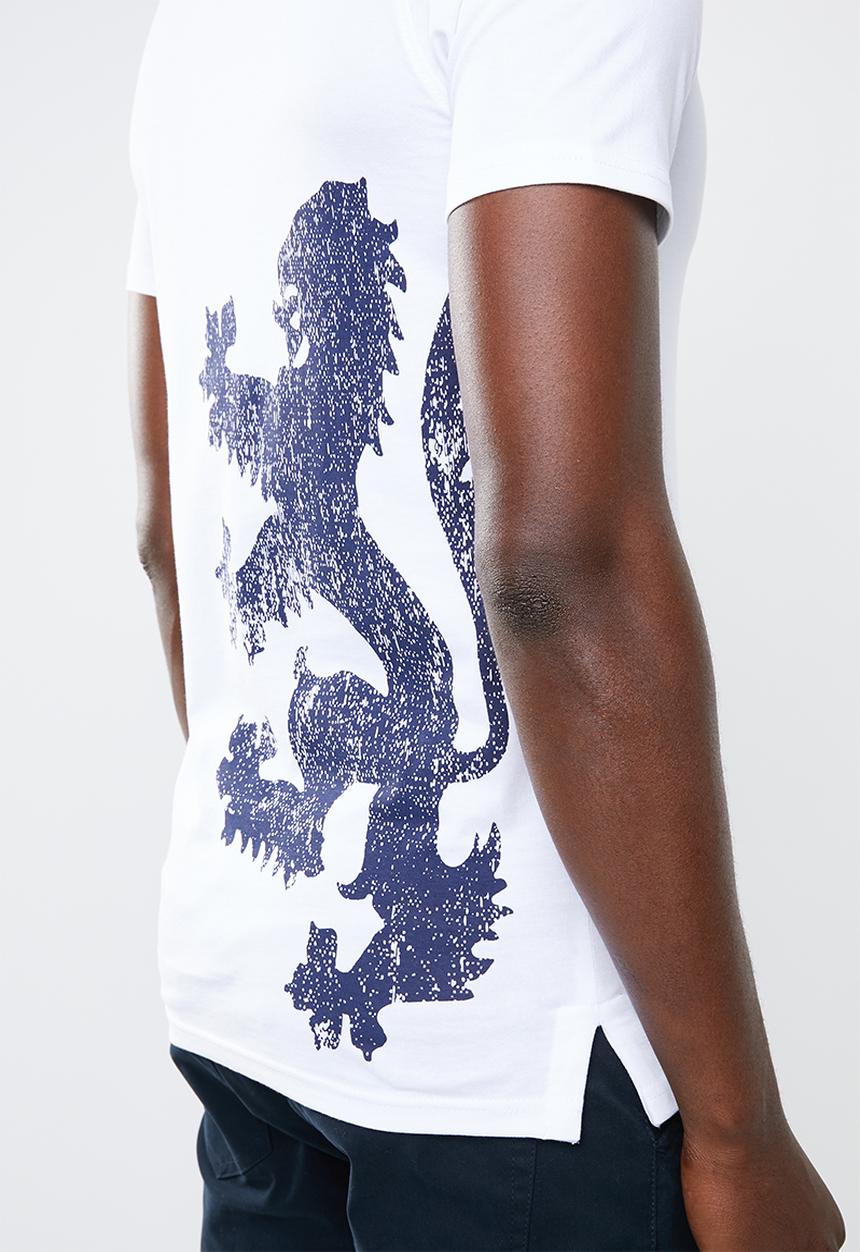 Pringle of Scotland - Leo round neck tee - white