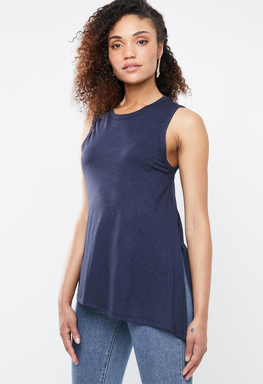 Superbalist - Asymmetric vest - navy