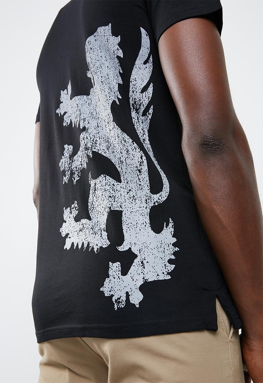 Pringle of Scotland - Leo round neck tee - black