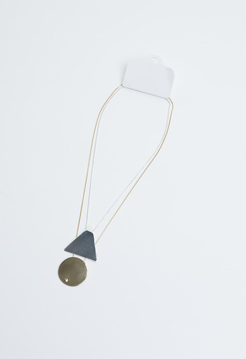 Joy Collectables - Double pendant necklace - gold & silver