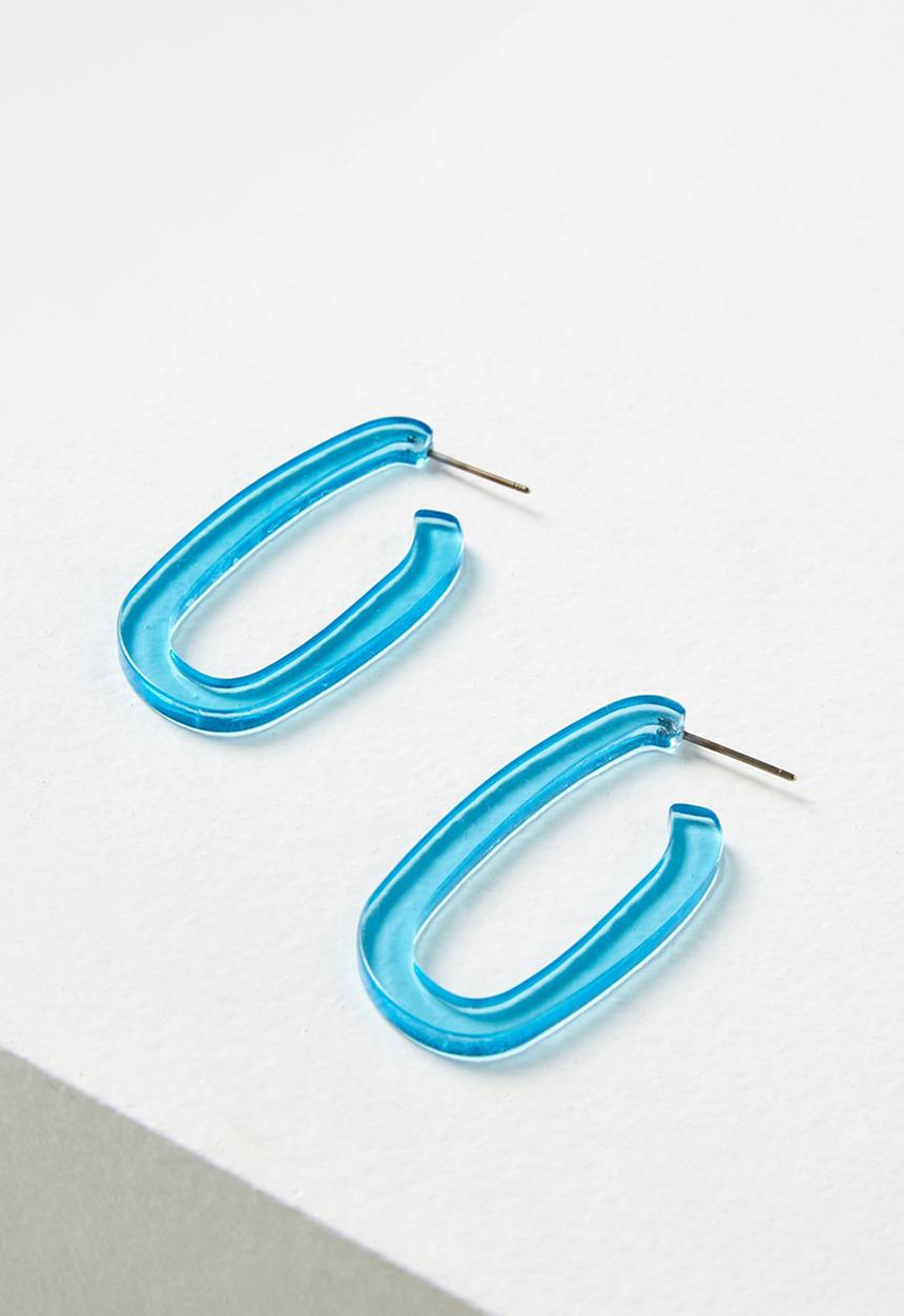 Cotton On - Maui earrings - blue