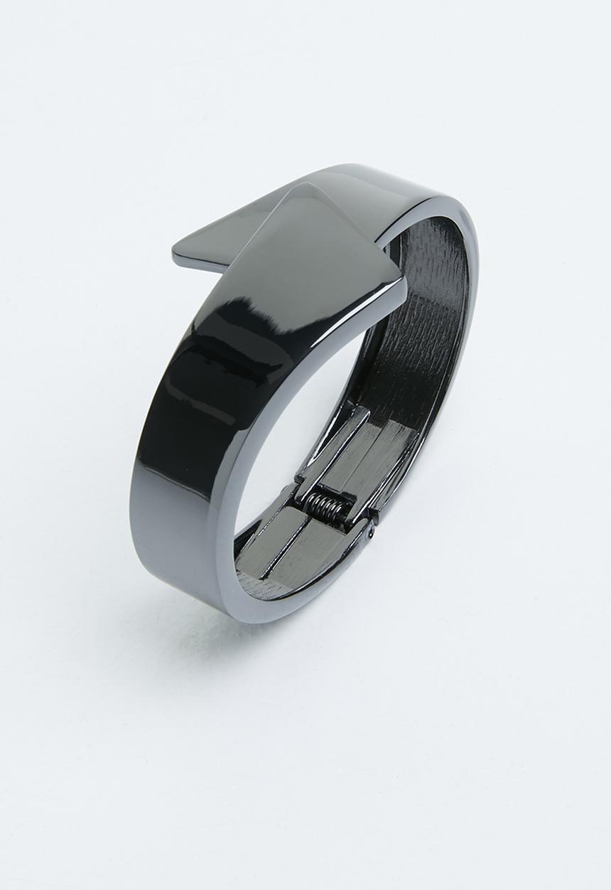 Joy Collectables - Bold cuff bangle - grey