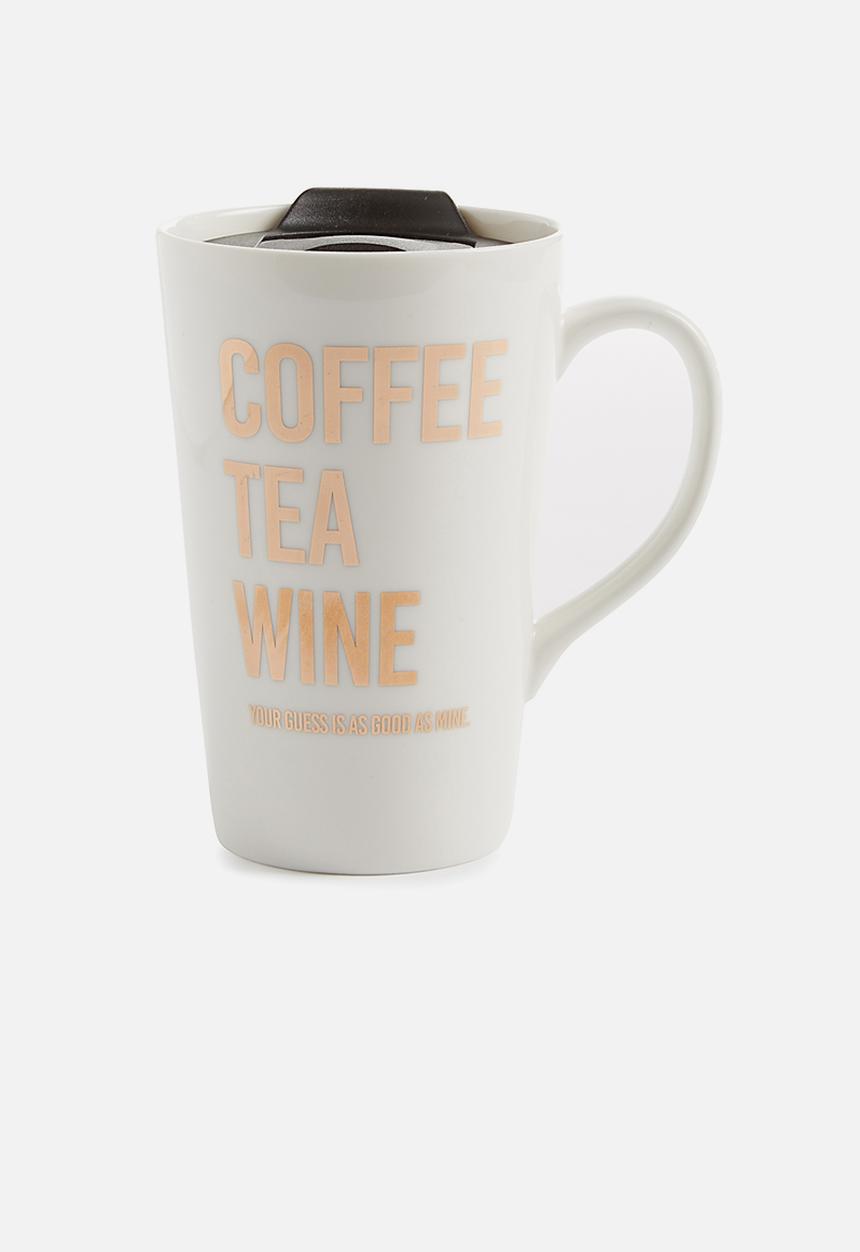 Typo - Nomad travel mug - white 