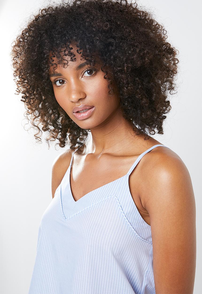 Superbalist - Cami & shorts set - blue stripe