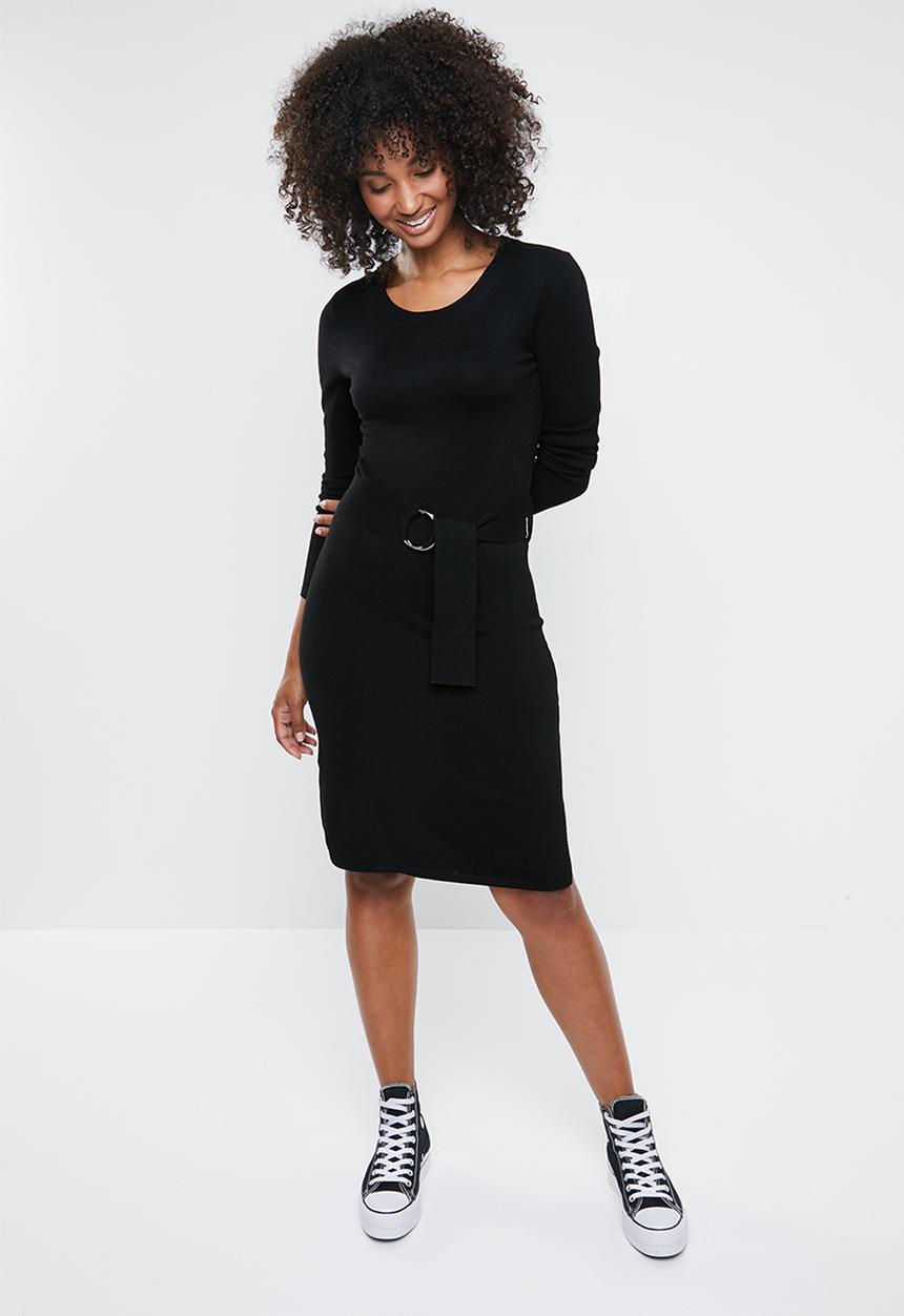 Vero Moda - Sidse glory o-neck dress - black