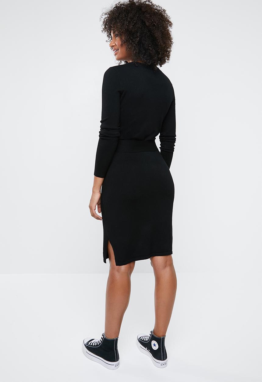 Vero Moda - Sidse glory o-neck dress - black