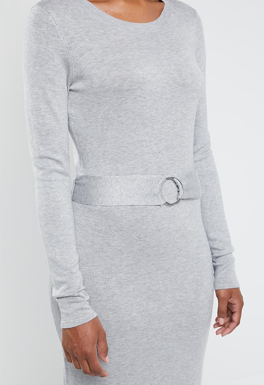 Vero Moda - Sidse glory o-neck dress - grey