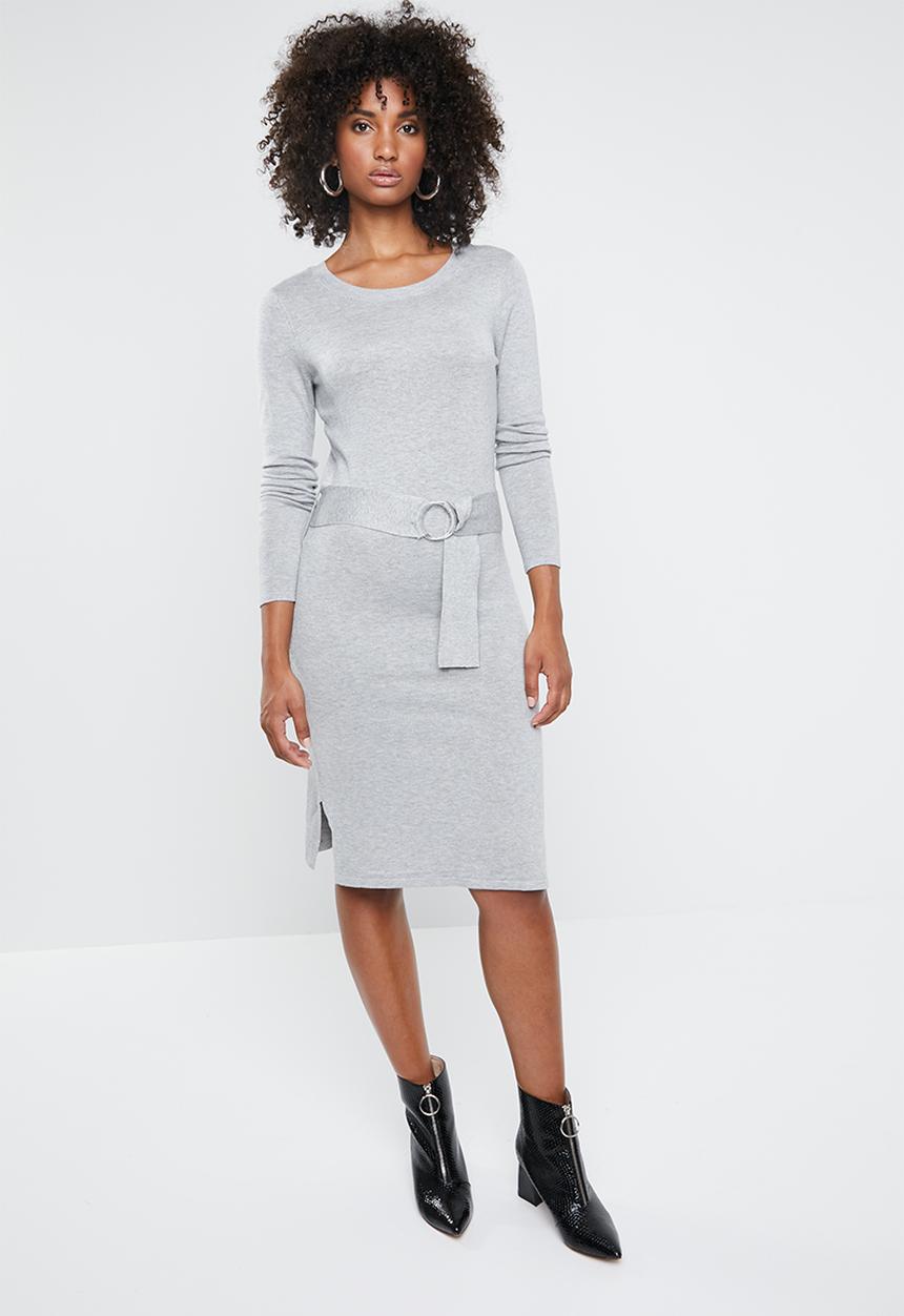 Vero Moda - Sidse glory o-neck dress - grey