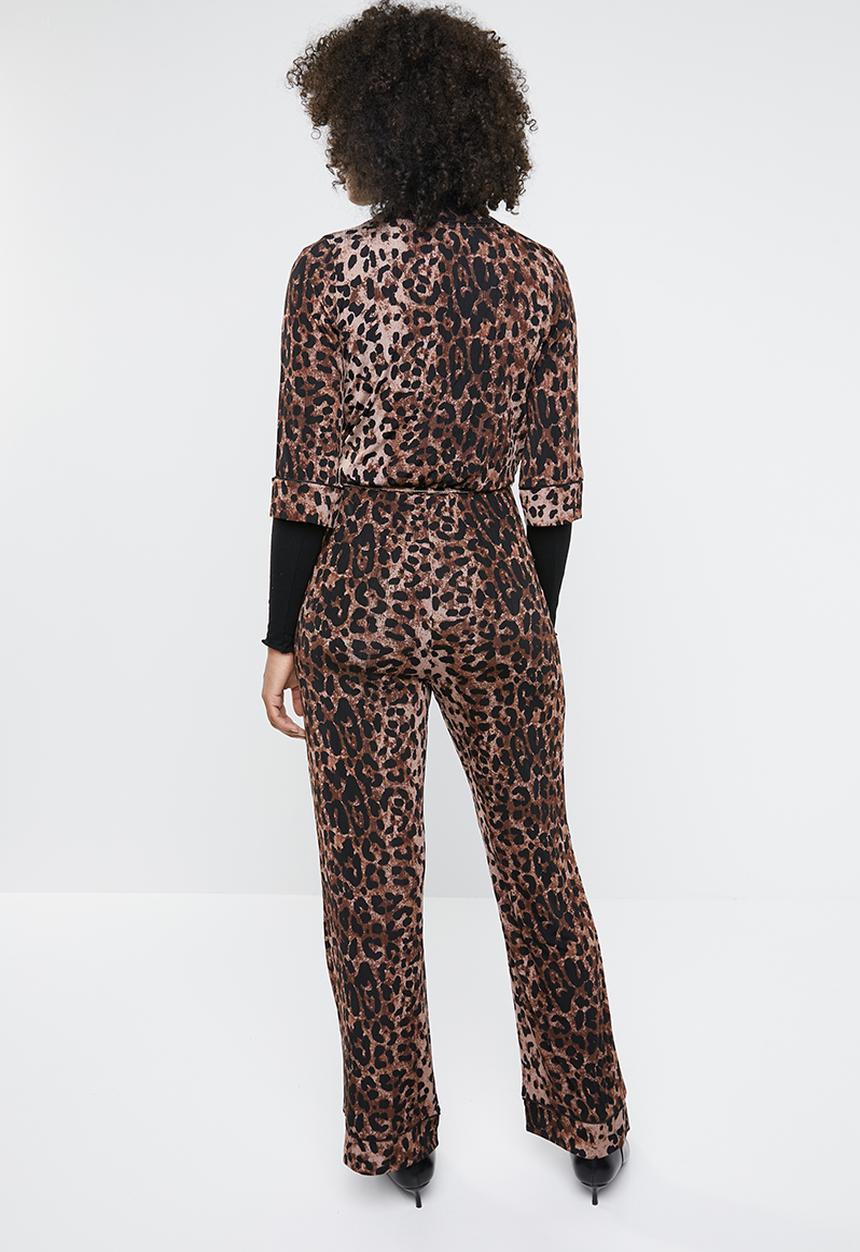 ONLY - Anni 3/4 Jumpsuit - brown