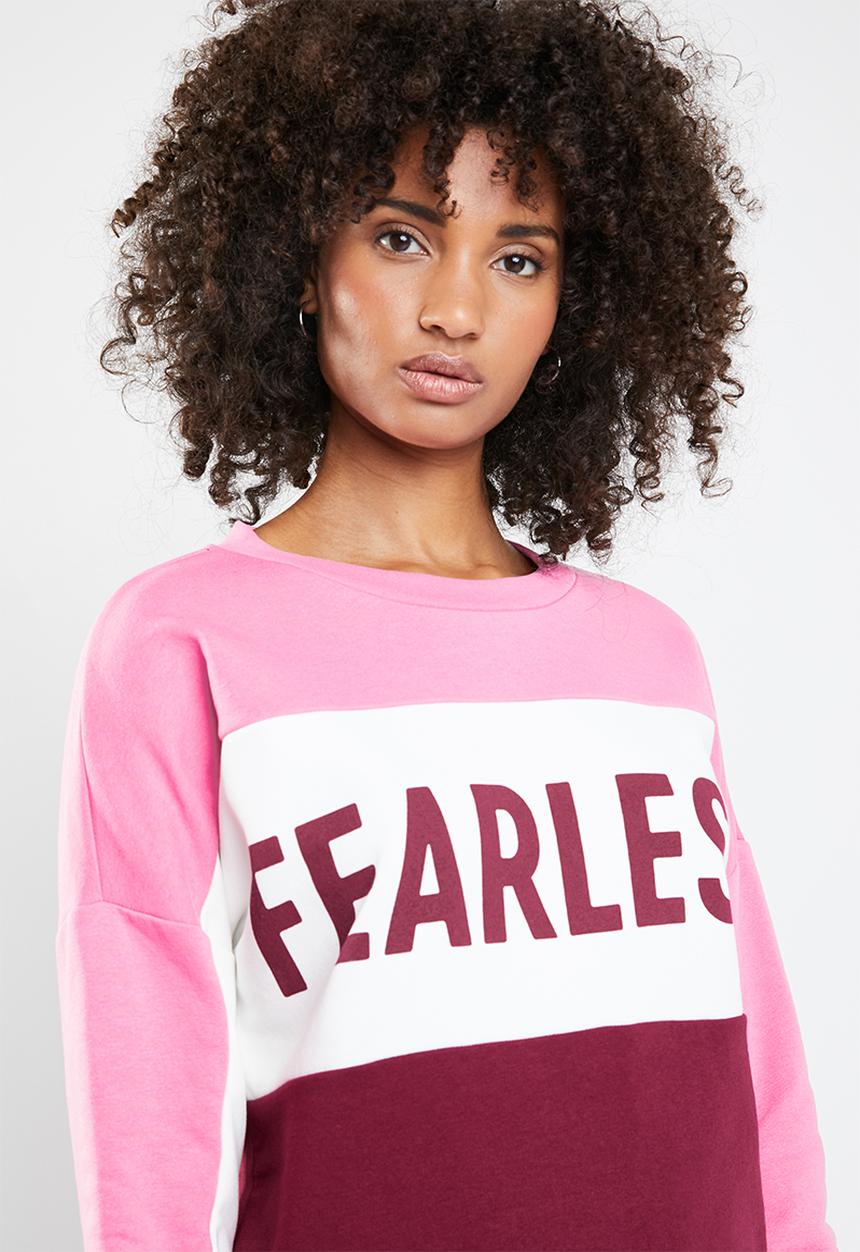 Noisy May - Soulmate long sleeve sweat - multi