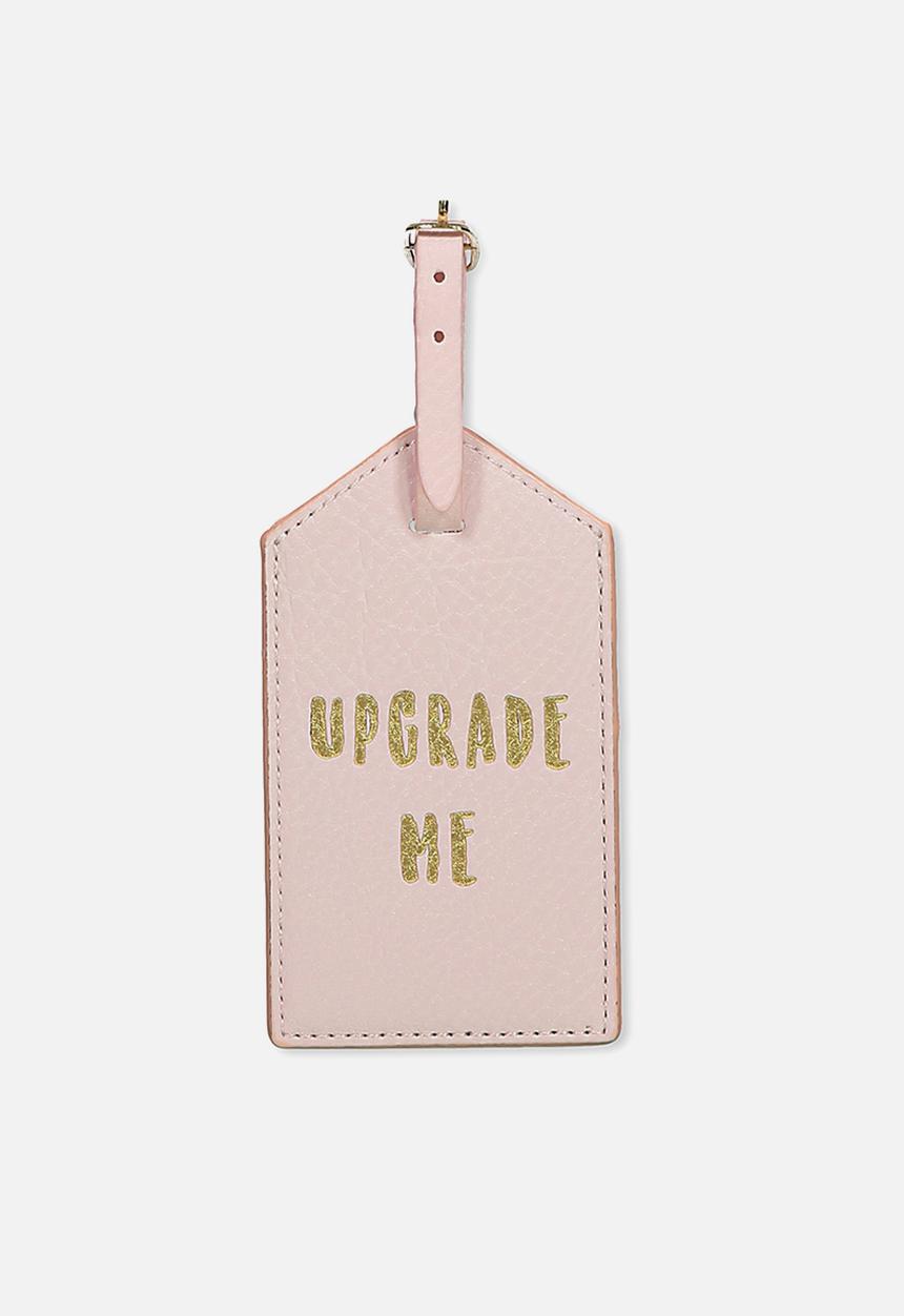 Typo - Luggage tag - pink
