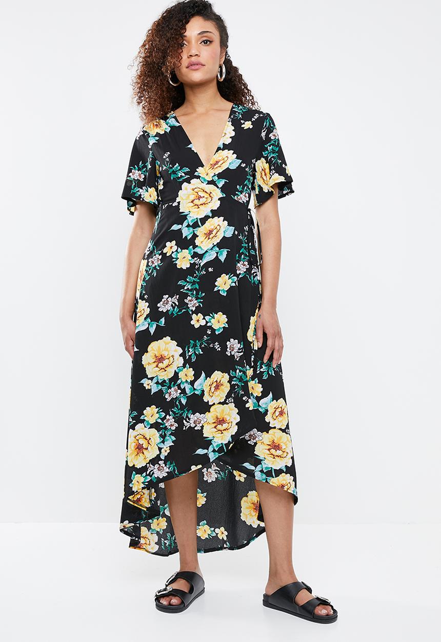Missguided - High low dress floral - multi