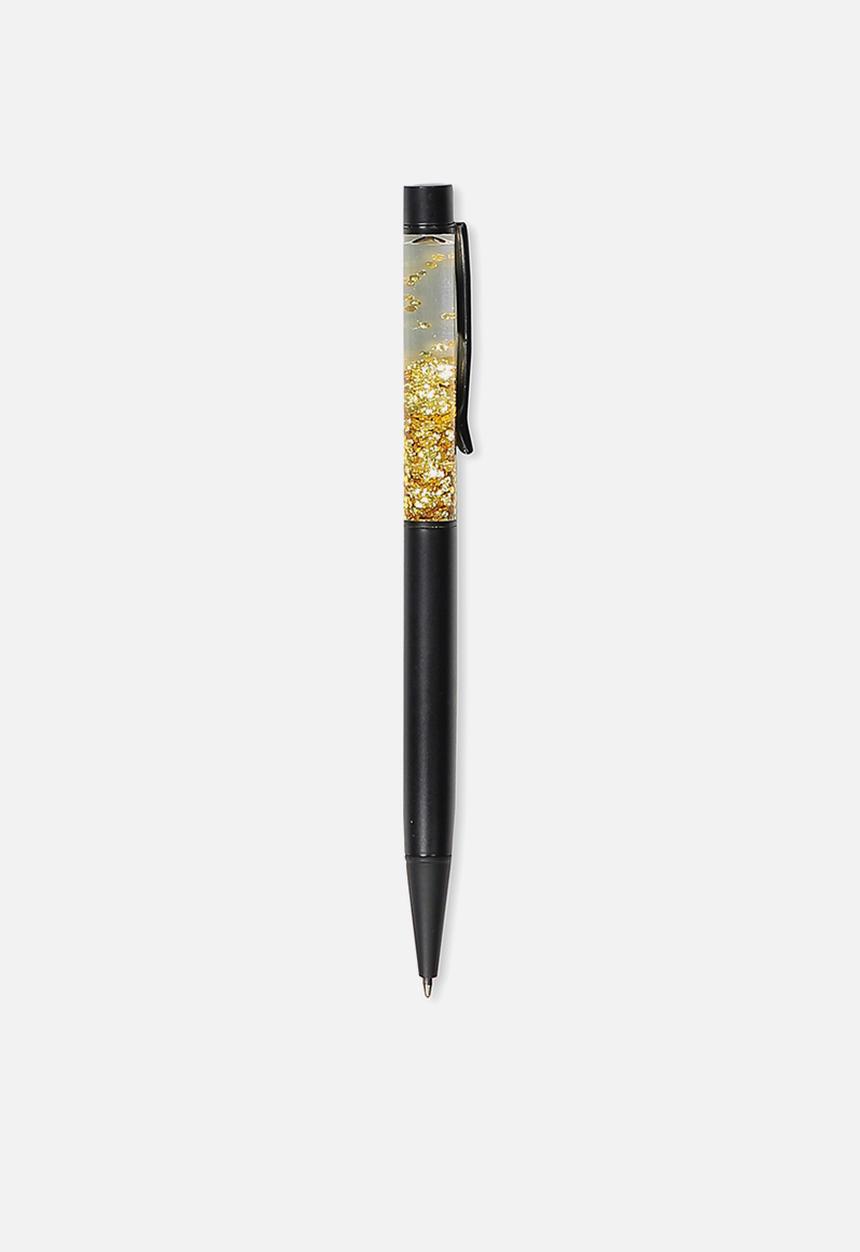 Typo - Sparkle ballpoint pen - black & gold