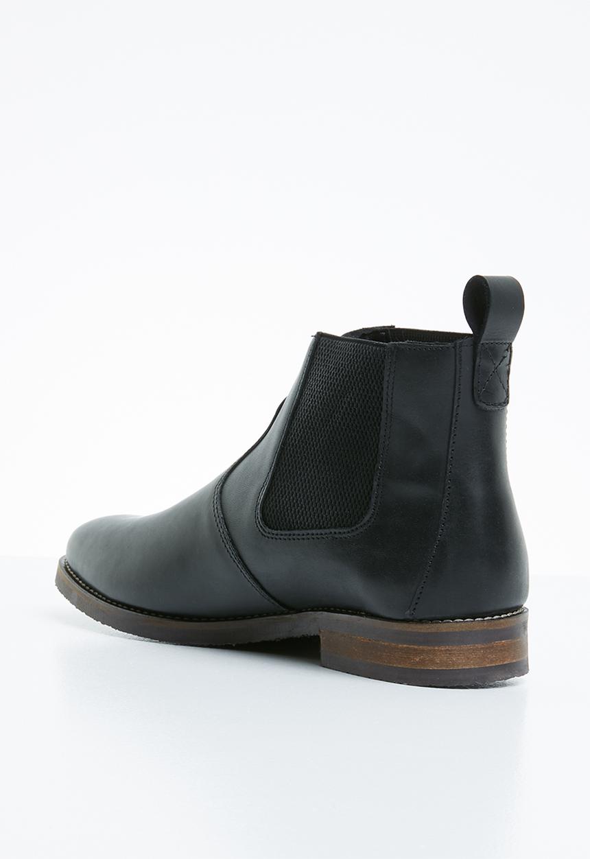 Superbalist - Cameron leather chelsea boot- black