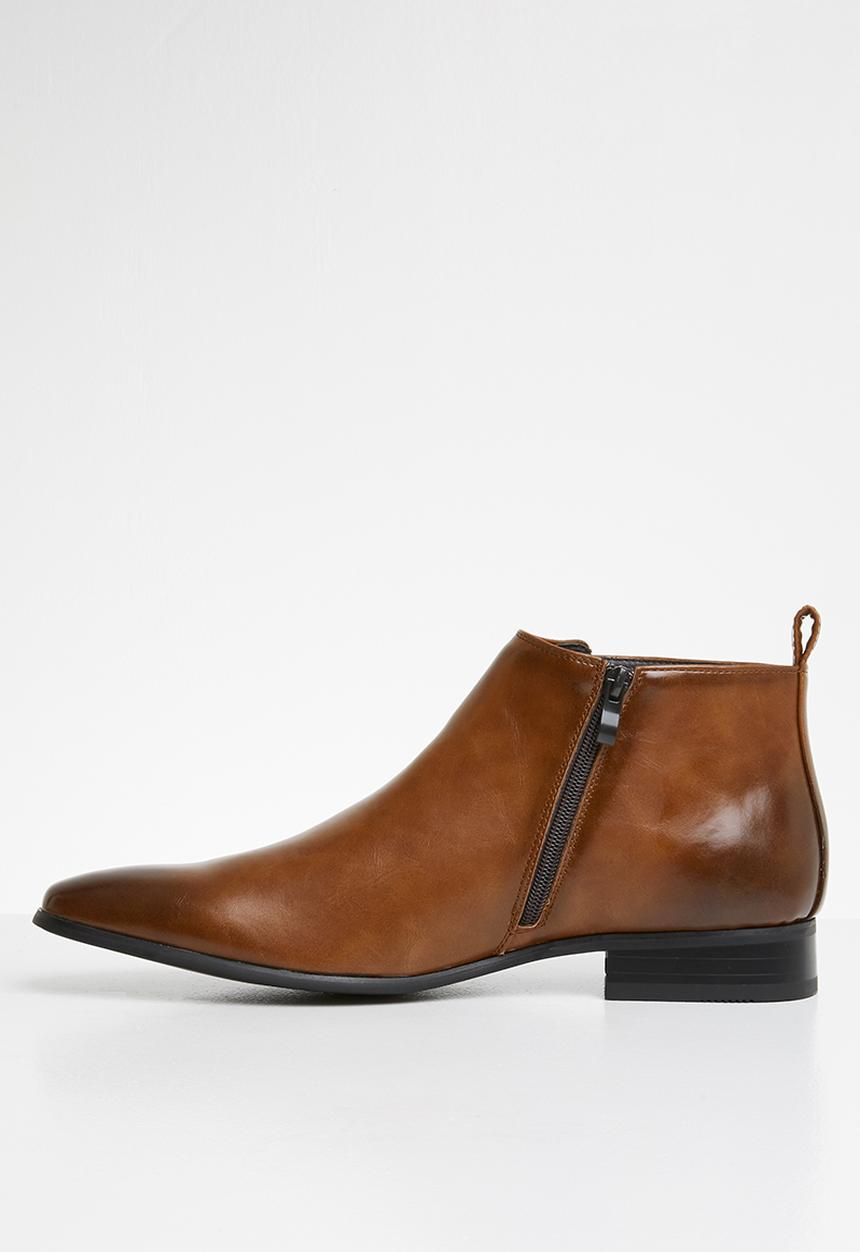 Gino Paoli - Fancy gusset boot - brown