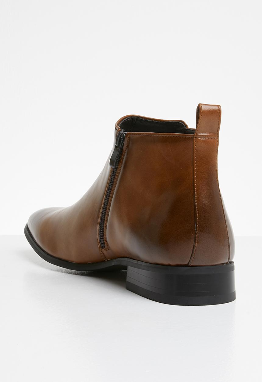 Gino Paoli - Fancy gusset boot - brown