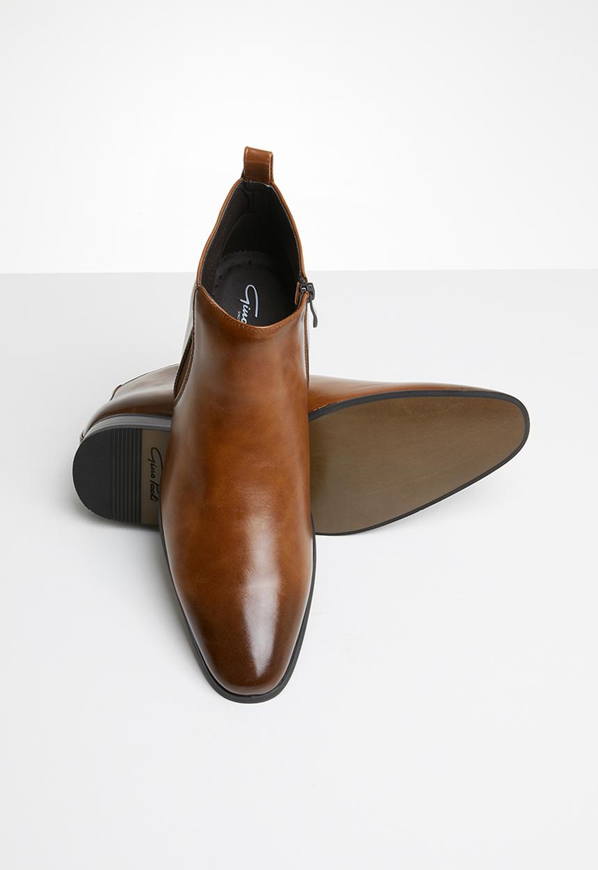 Gino Paoli - Fancy gusset boot - brown