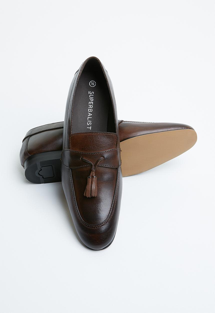 Superbalist - Jaymes leather loafer - brown 